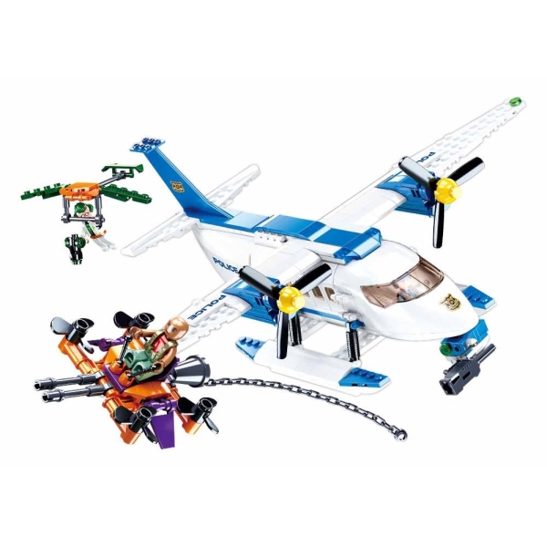 Конструктор Sluban Полиция: Воздушная погоня 380 деталей M38-B0826