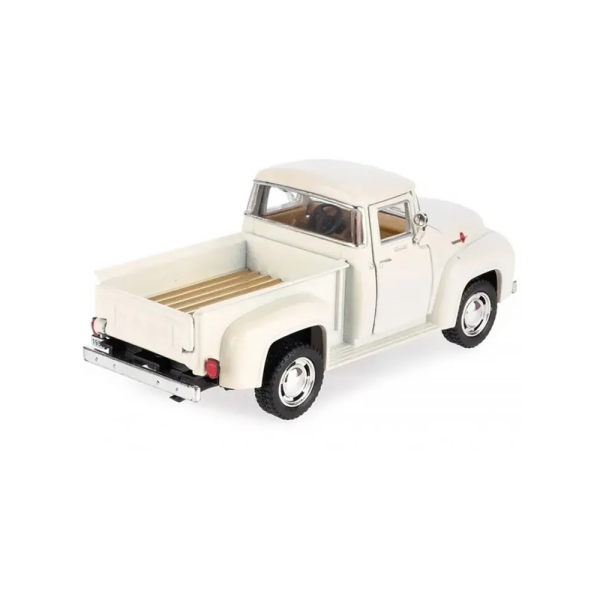 Металлическая инерционная машинка Kinsmart Ford F-100 Pickup 1956, бежевый 1:38