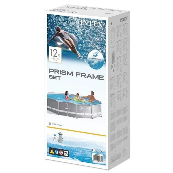 Басейн каркасний Intex 26712NP 366×76 см, 6503 л, з фільтр-насосом 2006 л/год