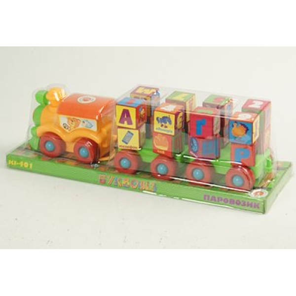 Розвиваюча іграшка-каталка Паровоз-логіка Буквовоз (укр. алфавіт, цифри) PL-401