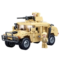 Конструктор Sluban Армия Боевой внедорожник Hummer H2 265 деталей M38-B0837