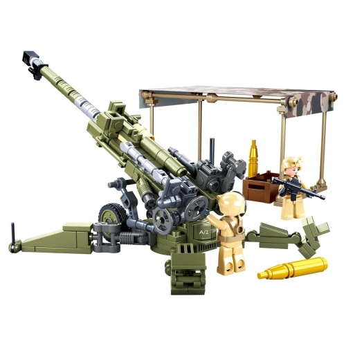 Конструктор Sluban ModelBricks M38-B0890 Військова гаубиця M777, 258 деталей