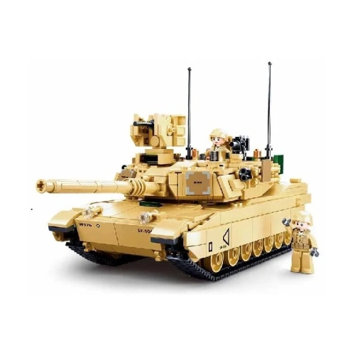 Конструктор SLUBAN Танк Abrams M1A2 781 деталь 2 мініфігурки M38-B0892