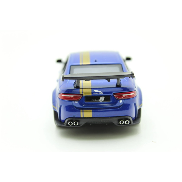 Металева машинка Kinsmart 1:38 Jaguar SV Project 8 Livery Edition KT5416WF, інерційна / Синій