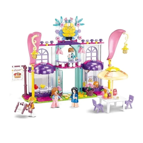 Конструктор Sluban Girl's Dream M38-B0972 Кафе кондитерська, 361 деталь