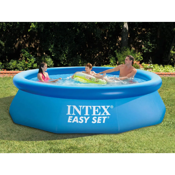 Надувний басейн Intex Easy Set 28118NP 305×61 см, 3077 л, з фільтр-насосом 1250 л/год