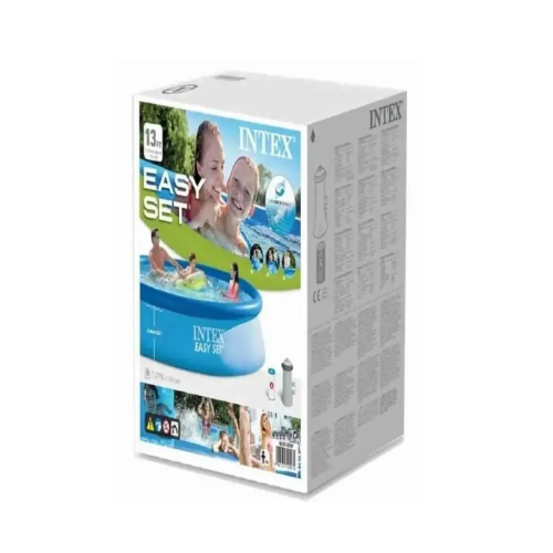Надувний басейн Intex 28118 Easy Set 305×61 см круглий з фільтр-насосом