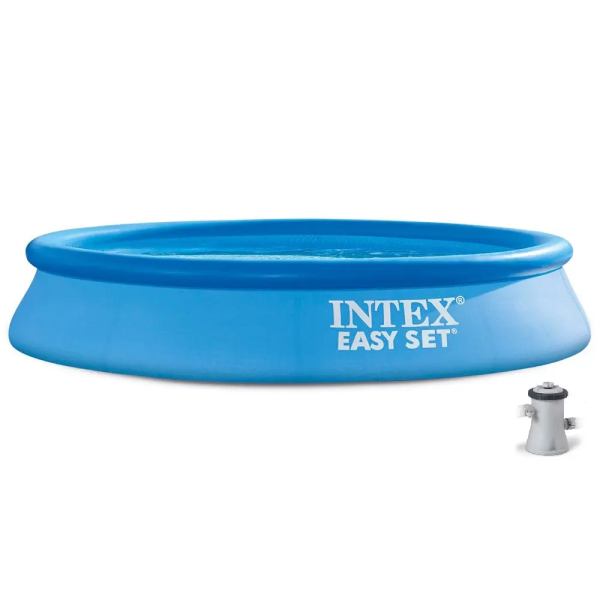 Надувной бассейн Intex Easy Set 28118NP 305×61 см, 3077 л, с фильтр-насосом 1250 л/ч