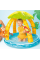 Бассейн надувной Intex, 102х86 см, Тропический остров, 58417, 45 л, 1-3 года