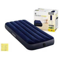 Матрас надувной Intex 64756 Classic Downy Airbed 76×191×25 см, велюровый, Fiber-Tech, односпальный