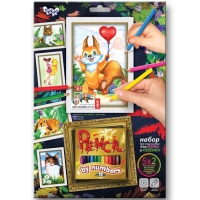 Творческий набор для раскрашивания карандашами по номерам PBN-01-06