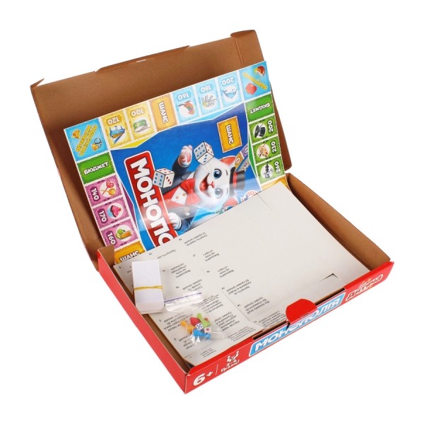 Настольная экономическая игра Детская Монополия ТехноК (арт. 0755)