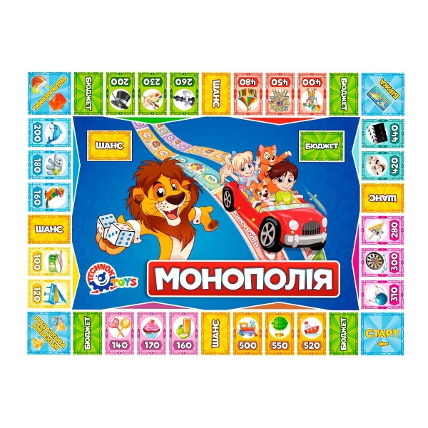 Настільна гра "Дитяча монополія", арт. 0755