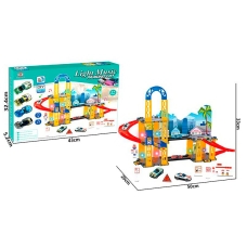 Гараж 0908-70A розмір 50-33-20см, машинка 4шт, звук, світло, на бат-ці, в кор-ці, 43-32,4-5см