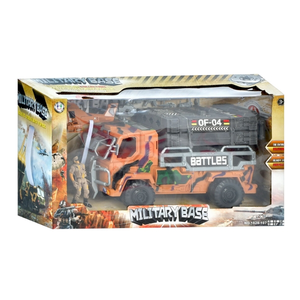 Набір з транспортом 1828-110E машина 32см, гелікоптер (звук, світло), солдати, в кор-ці, 45-24,5-15см