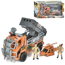 Набір з транспортом 1828-110E машина 32см, гелікоптер (звук, світло), солдати, в кор-ці, 45-24,5-15см