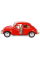 Машинка металева Kinsmart KT5057W 1:32 1967 Volkswagen Classical Beetle (Жук) інерційна, двері відчиняються / Червоний