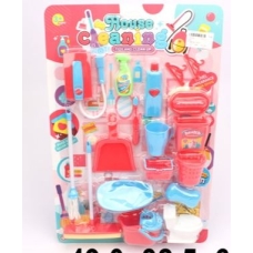 Набір для збирання 6633-2 швабра, відро, совок, аксес, на планш 49*32, 5*6 см