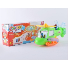 Літак музичний HJ148A у коробці 36*11*15см