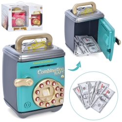 Копилка сейф с кодом, затягивающая купюры, звук, свет (MK 5027)