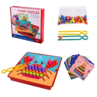 Мозаїка 51403, 12 картинок,2 щипці, 84 кулі, короб. 28*27*5,5 см