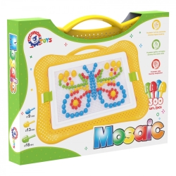 Мозаїка 7 ТехноК (арт. 2100) — набір 300 фішок різного розміру (9, 13, 18 мм) у кейсі