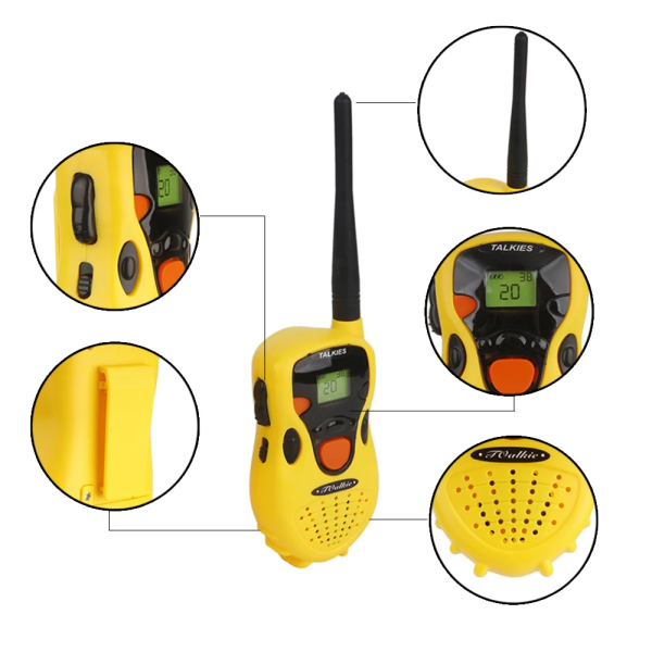 Рация для детей игровой набор 2 шт, желтый цвет, 178