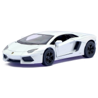 Машинка Kinsmart 1:38 Lamborghini Aventador LP 700-4 металева інерційна (Білий) KT5355W