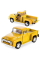 Металлическая инерционная машинка Kinsmart 1:38 Ford F-100 Pickup 1956, модель KT5385W, жёлтого цвета