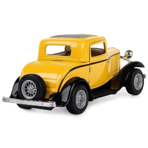 Машинка KT 5332 W метал 1932 Ford 3-Window Coupe Колір жовтий