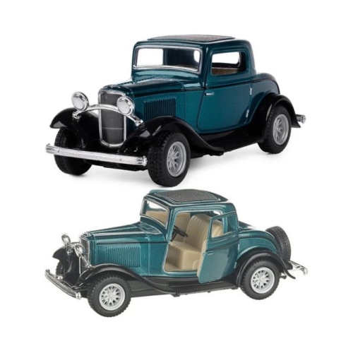 Машинка KT 5332 W метал 1932 Ford 3-Window Coupe Колір зелений