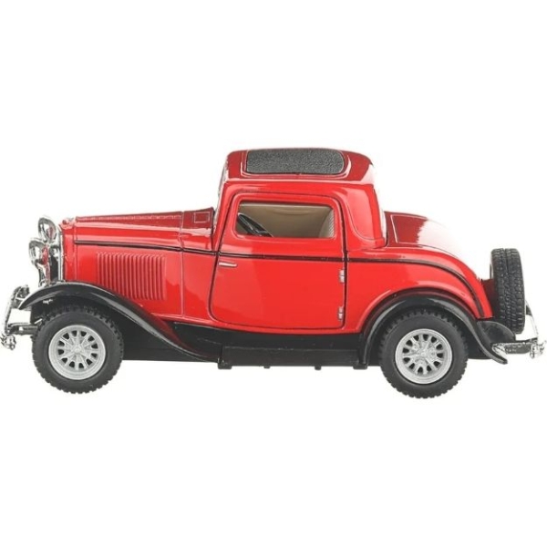 Машинка KT 5332 W метал 1932 Ford 3-Window Coupe Колір червоний