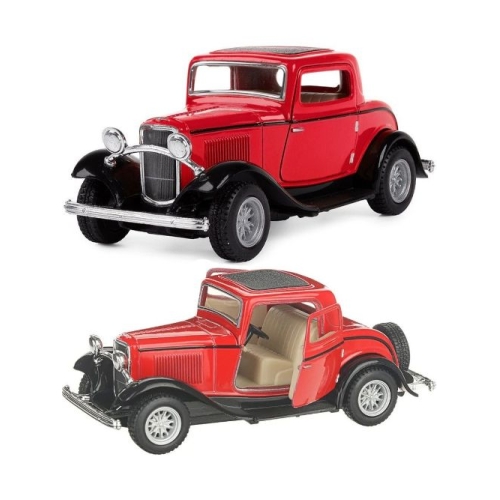Машинка KT 5332 W метал 1932 Ford 3-Window Coupe Колір червоний