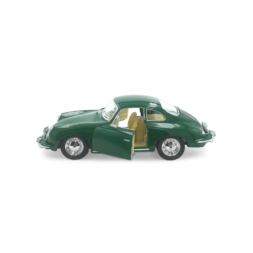 Машинка металлическая Porsche 356 B Carrera 2 Kinsmart 1:32 инерционная KT5398W цвет зеленый