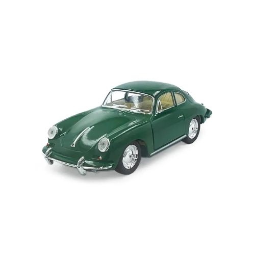 Машинка металлическая Porsche 356 B Carrera 2 Kinsmart 1:32 инерционная KT5398W цвет зеленый