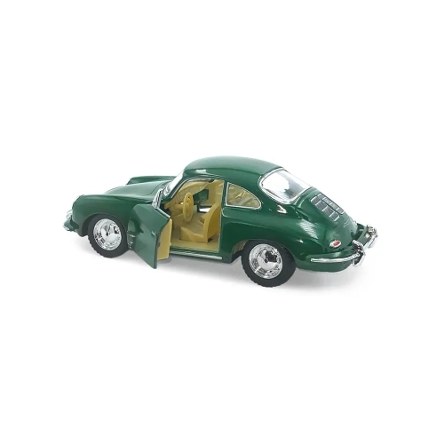 Машинка металлическая Porsche 356 B Carrera 2 Kinsmart 1:32 инерционная KT5398W цвет зеленый