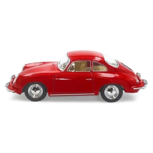 Машинка металлическая Porsche 356 B Carrera 2 Kinsmart 1:32 инерционная KT5398W цвет красный