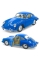 Машинка металлическая Porsche 356 B Carrera 2 Kinsmart 1:32 инерционная KT5398W цвет синий
