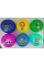 М'яч гумовий арт. RB2111 6" 45 грам, 6 кольорів