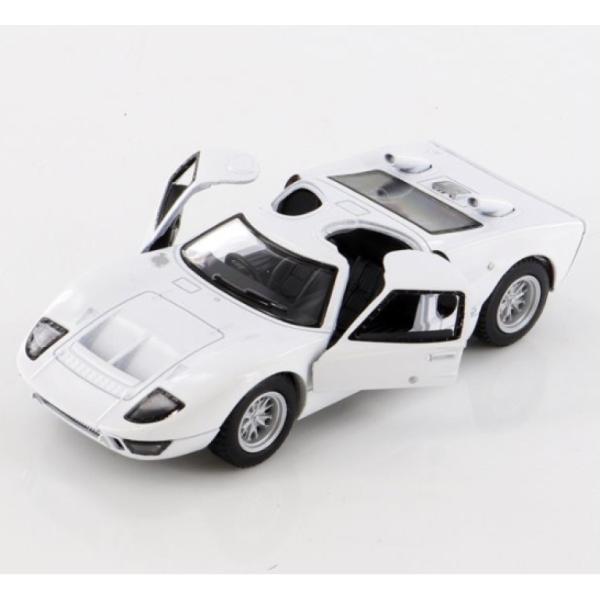 Модель машини KT5427W KINSMART "1966 Ford GT40 MKII" інерція 1:32 колір Білий