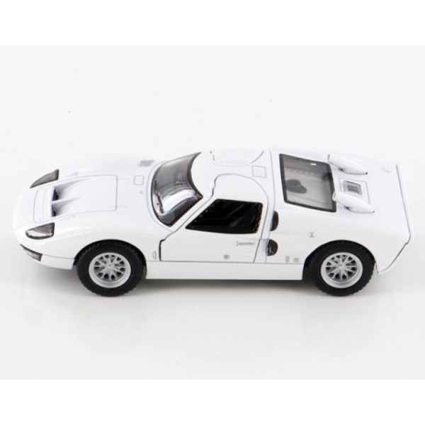 Модель машини KT5427W KINSMART "1966 Ford GT40 MKII" інерція 1:32 колір Білий