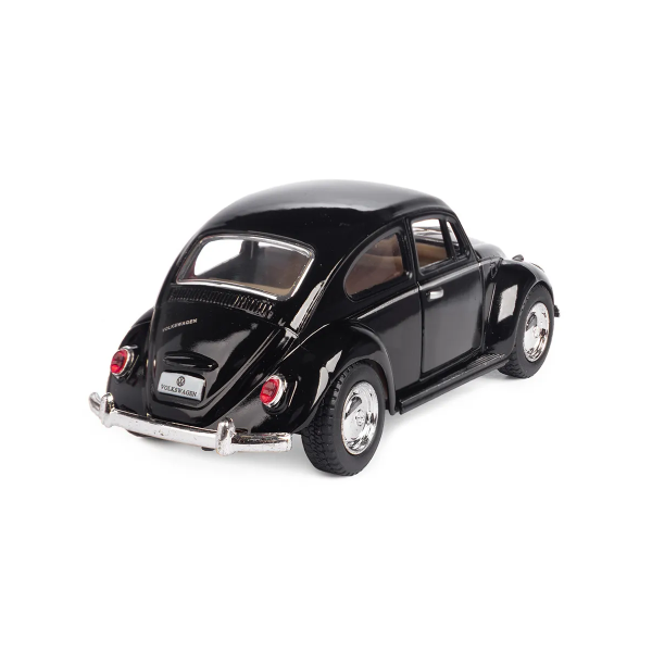 Машинка металева Kinsmart KT5057W 1:32 1967 Volkswagen Classical Beetle (Жук) інерційна, двері відчиняються / Чорний