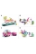 Комплект конструкторів Sluban Girls Dream M38-B0921ABCD серія Транспорт, 4 в 1 (461 деталь)