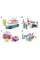 Комплект конструкторів Sluban Girls Dream M38-B0921ABCD серія Транспорт, 4 в 1 (461 деталь)