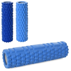 Массажный МФР ролик, валик для спины, фитнеса, йоги, пилатеса MS1836-BL