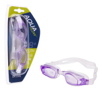 Очки для плавания Intex 55682 AquaFlow Youth 8+ прозрачные линзы Фиолет
