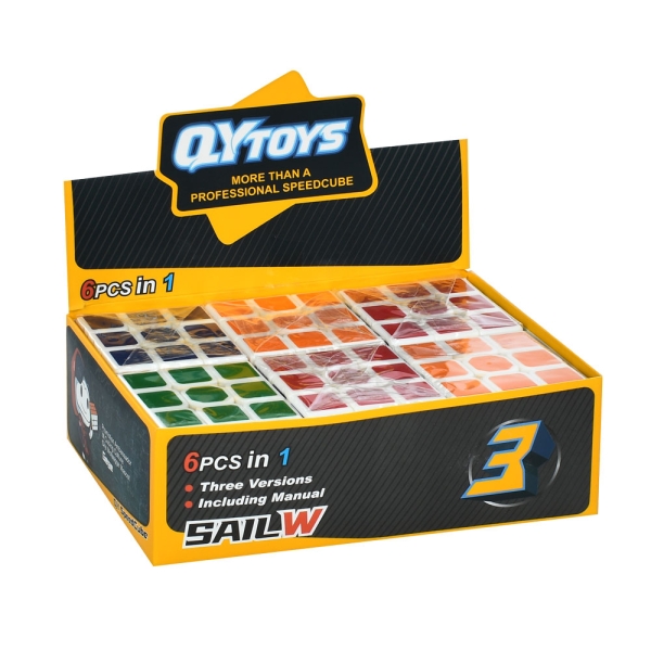 Кубик Рубіка 3х3 QY Toys Sail W (EQY642), пластикова головоломка, 5.5 см