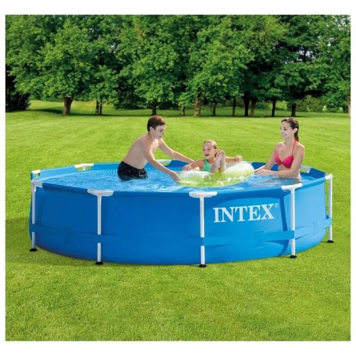 Басейн каркасний Intex Metal Frame 28202NP 305×76 см з фільтр-насосом 1250 л/год