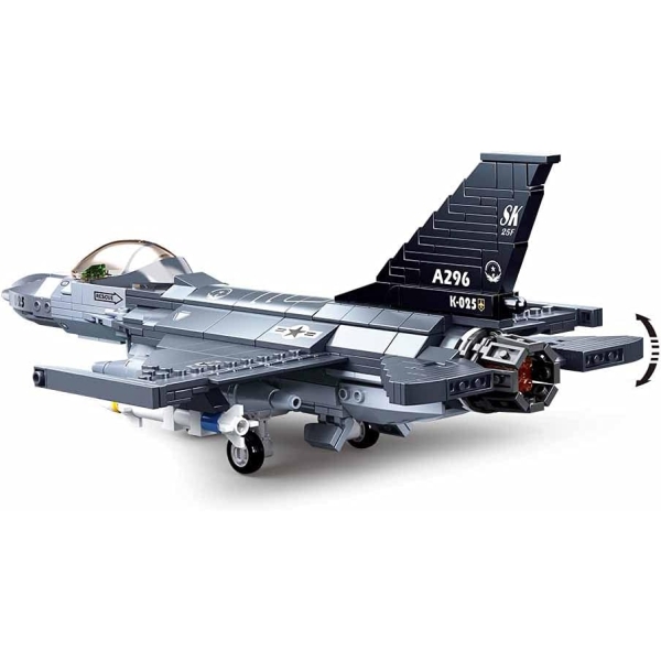 Конструктор Sluban Истребитель F-16C "Сокол" 521 деталь M38-B0891