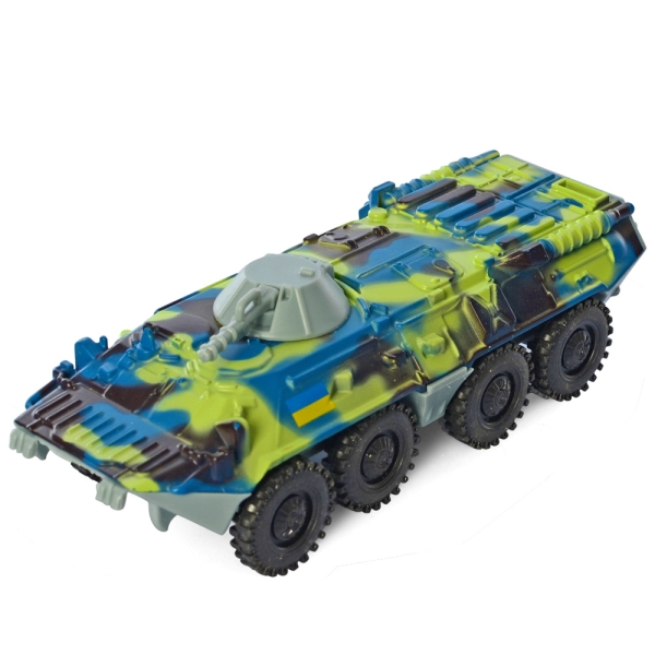 Танк AS-2768: металлическая игрушка с инерцией, длина 12 см